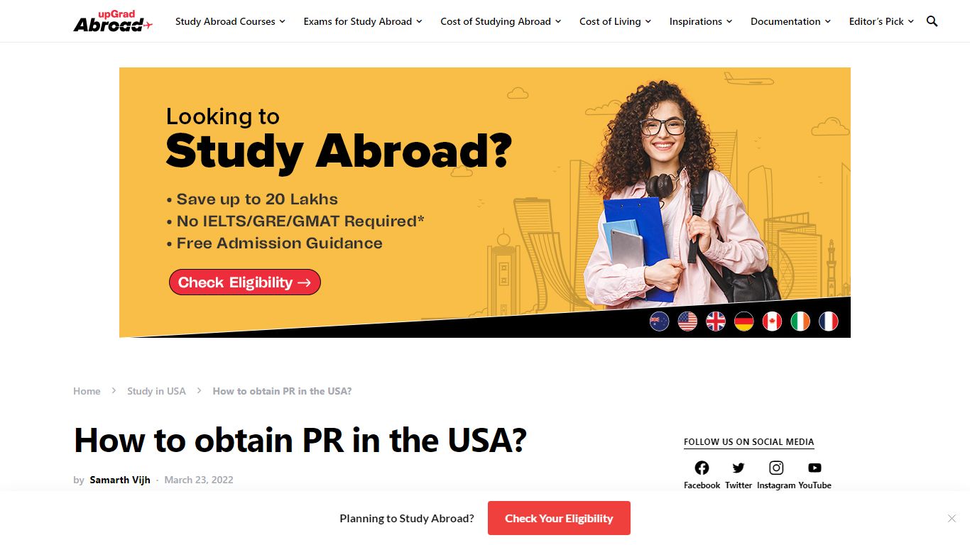 Want PR in the USA? Your Guide - Upgrad Abroad Articles